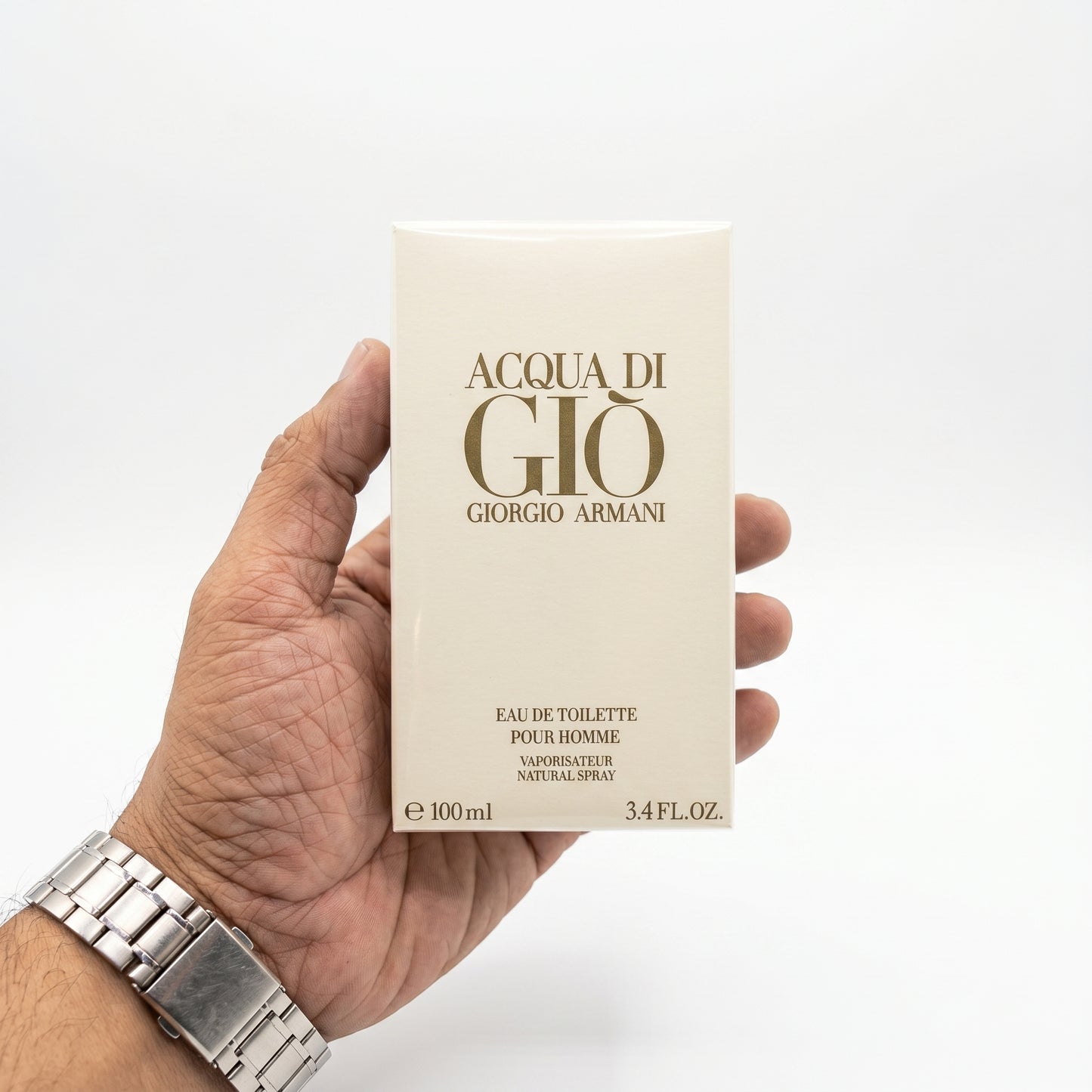 Giorgio Armani Acqua Di Gio Eau De Toilette Spray 3.4 oz / 100ml for Men – Fresh Aquatic Citrus Fragrance