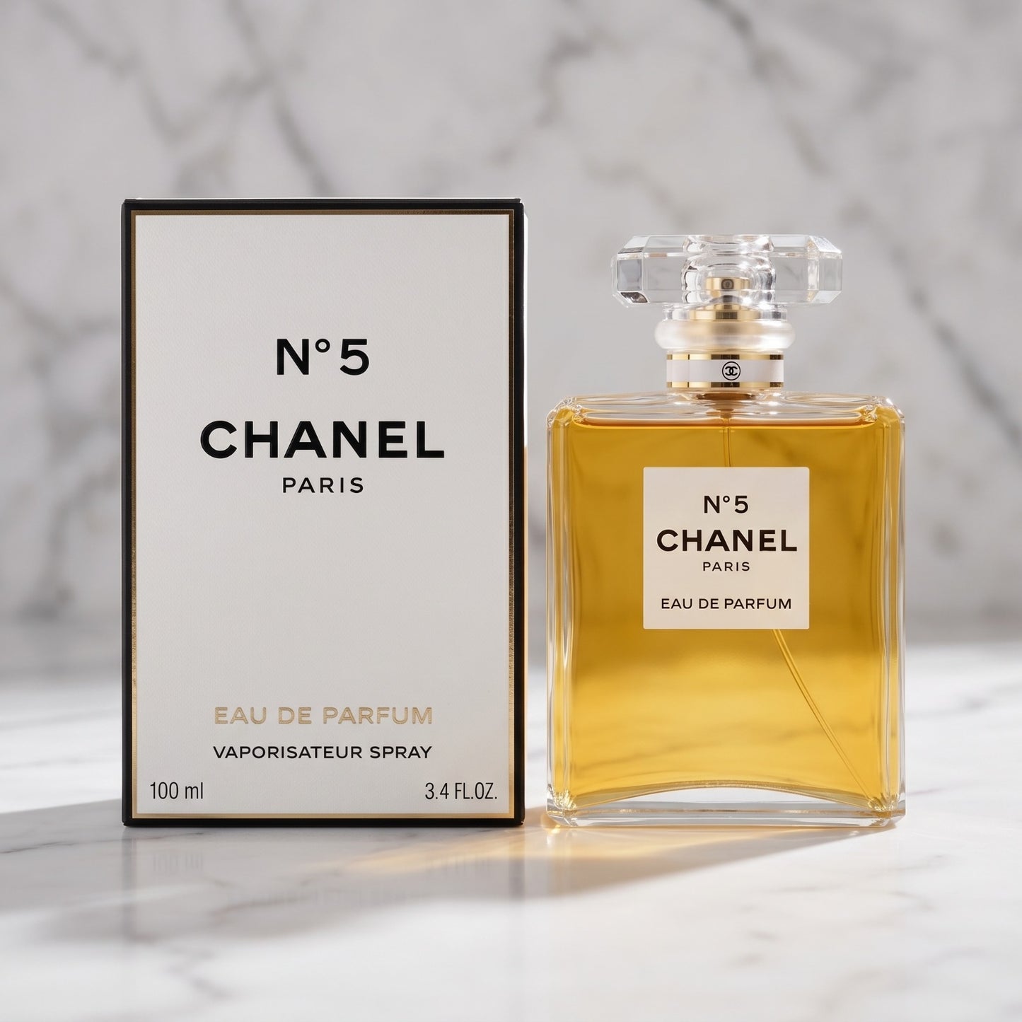 CHANEL No. 5 Eau De Parfum Spray for Women 3.4 oz / 100ml