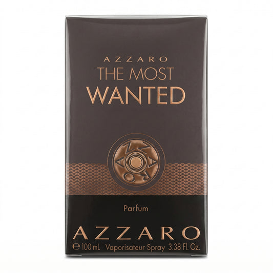 Azzaro The Most Wanted Parfum for Men 100ml / 3.38 oz – Long Lasting Spicy Woody Vanilla Fragrance