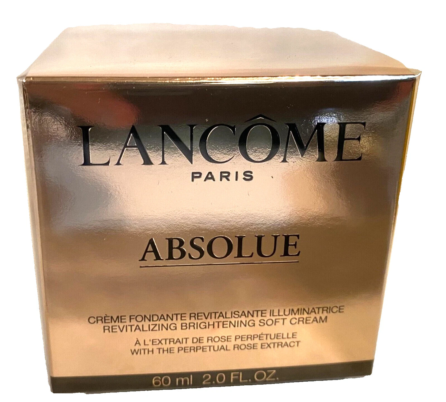 Lancôme Absolue Crème Fondante Soft Cream with Grand Rose Extracts 2.0 oz / 60ml Luxury Moisturizer