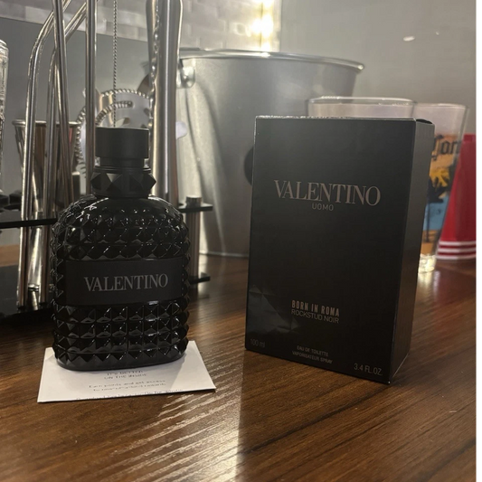Valentino Born in Roma Rockstud Noir Eau de Toilette Spray for Men 3.4 fl oz / 100ml